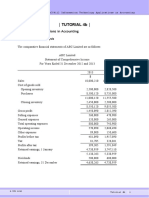 Tutorial 4B : Excel: More Applications in Accounting