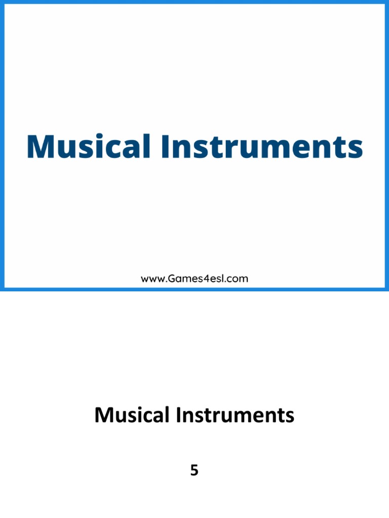 Musical Instruments Hidden Picture | PDF