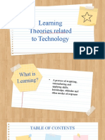 Learning Theories Related To Technology