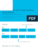 Security Apis and Threat Hunting Using Python: My Programmability Learning Journey