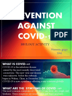 Prevention Against COVID-19: Biology Activity