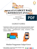 Bahaya Gadget Bagi Kesehatan Anak