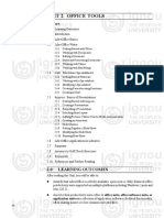 Unit 2 Office Tools: Structure