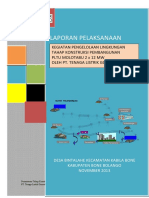 Pemantauan Pelaksanaan UKL UPL PLTU Molotabu Oleh PT Tenaga Listrik Gorontalo