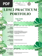 LDM2 Practicum Portfolio