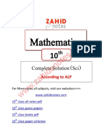 10th Class Maths Notes Solution Smart Syllabus Science Group