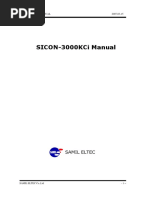 Sicon-3000Kci Manual: Samil Eltec