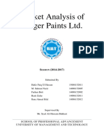 Market Analysis of Berger Paints Ltd.