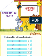 Mathematics Year 1: Addition and Subtraction Stories