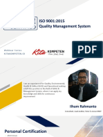 Webinar ISO 9001 QMS