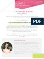 Keynote Brochure Dont Be Devastated by Failure Grow From It