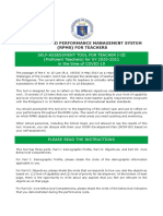 Appendix 5 SAT RPMS for T I III SY 2020 2021 in the Time of COVID 19