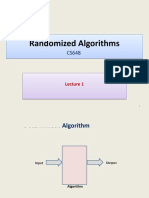 Randomized Algorithms Randomized Algorithms
