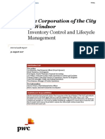 Inventory Control and Lifecycle Management - Internal Audit Report - Fina