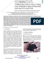 Ethanol Extract of Black Rice (Oryza Sativa L) Bran Reduced Expression of RAGE in Skin of Wistar Rat Exposed With UVA and UVB