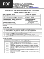 Nri Institute of Technology: Department of Electronics & Communication Engineering