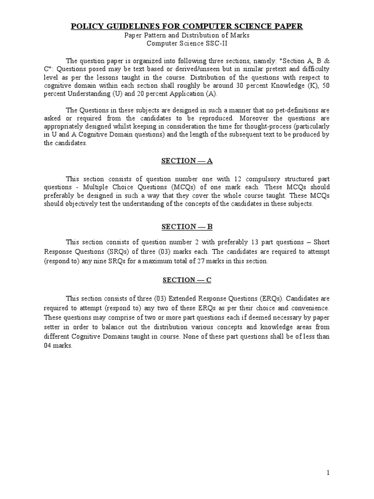 Computer Science Full | PDF | Multiple Choice | Computer Programming