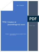 TP00 - Création Et Paramétrage de Cours