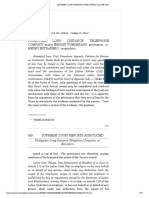 Philippine Long Distance Telephone COMPANY And/or ERNANI TUMIMBANG, Petitioners, vs. HENRY ESTRAÑERO, Respondent