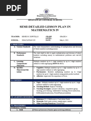 lesson Plan COT 1