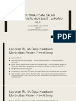 Kebutuhan Data Dalam Pelaporan Rumah Sakit - Laporan RL4: Dr. John Barker Liem, M.K.M Apikes Universitas Imelda Medan