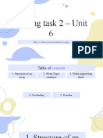 Writing Task 2 - Unit 6: Here Is Where Your Presentation Begins