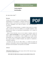 El Concepto de Trauma Psíquico. Un Puente en La Interdisciplina Autor Dr. Juan Carlos Tutté