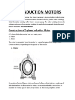 A.C. Induction Motors: Construction of 3-Phase Induction Motor