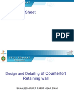 Retaining Wall Counterfort DESIGN-BKS