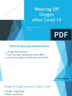 Weaning Off Oxygen After Covid-19