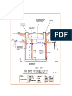 Septic Tanks - Double Block - Side View Pg3