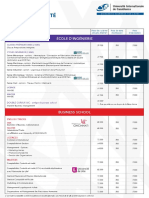 Fiche TARIFS 20202021