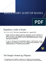 Regulatory Audit of Banks