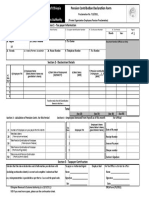 Federal Pension Contribution Declaration Form