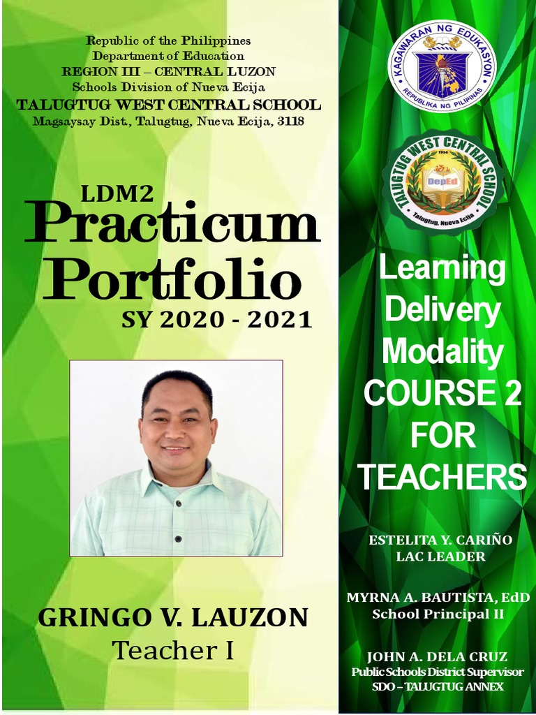 Teacher Practicum Portfolio: LDM Course 2 | PDF | Lesson Plan | Learning