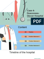 Case 4-Deaconess - Glover Hospital: Submitted by Jaya Dixit PGPBL0238 Sumit Raj PGPBL0256