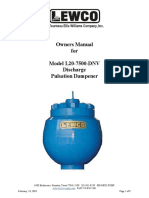 Owners Manual For Model L20-7500-DNV Discharge Pulsation Dampener