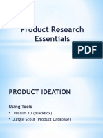 Product Research Essiential Lecture 2