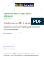 Destellador Con Dos LEDs de Alta Intensidad - Electrónica Unicrom