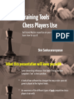 Training Tools Chess Players Use: Shiv Sankaranarayanan