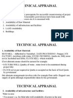 Technical Appraisal