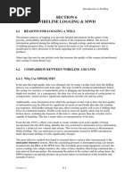 Section06 - WIRELINE LOGGING & MWD