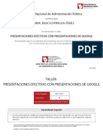 Presentaciones Efectivas Con Presentaciones de Google