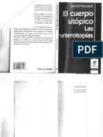 Foucault Michel - El Cuerpo Utopico - Las Heterotopias