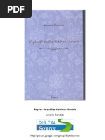 Antonio Candido - Noções de Análise Histórico-Literária