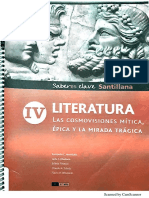 Literatura IV. Santillana. La Mirada Trágica