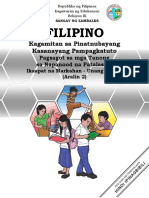 Filipino4 - Q4 - W1 - A2 Pagsagot Sa Mga Tanong Sa Napanood Na Patalastas - FINAL