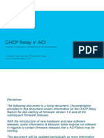 DHCP Relay in ACI: Overview, Configuration, Troubleshooting, and Caveats/Issues
