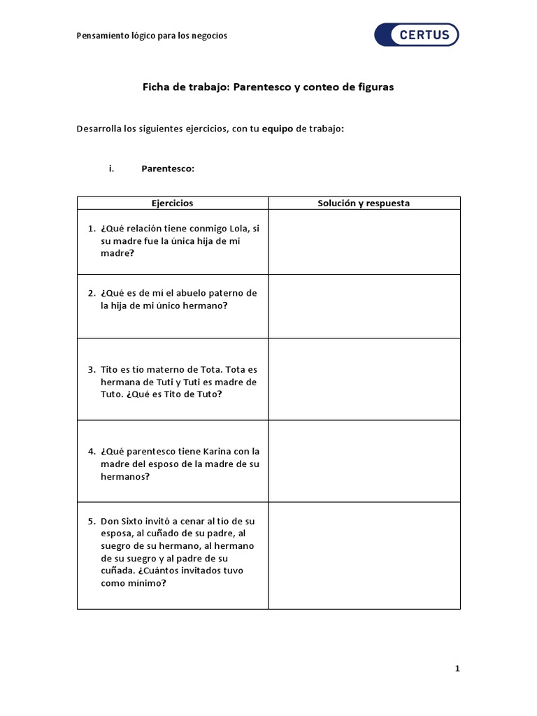 Sesión 1 Ejercicios 1 | PDF | Crecimiento personal y profesional ...