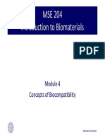 Module 04 Concept of Biocompatibility